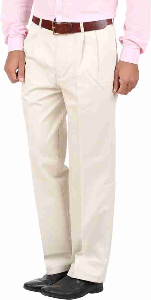 Buy REBANTA Men's Formal Trouser Pant (Beige, Pure Cotton,28) Online at  Best Prices in India - JioMart.