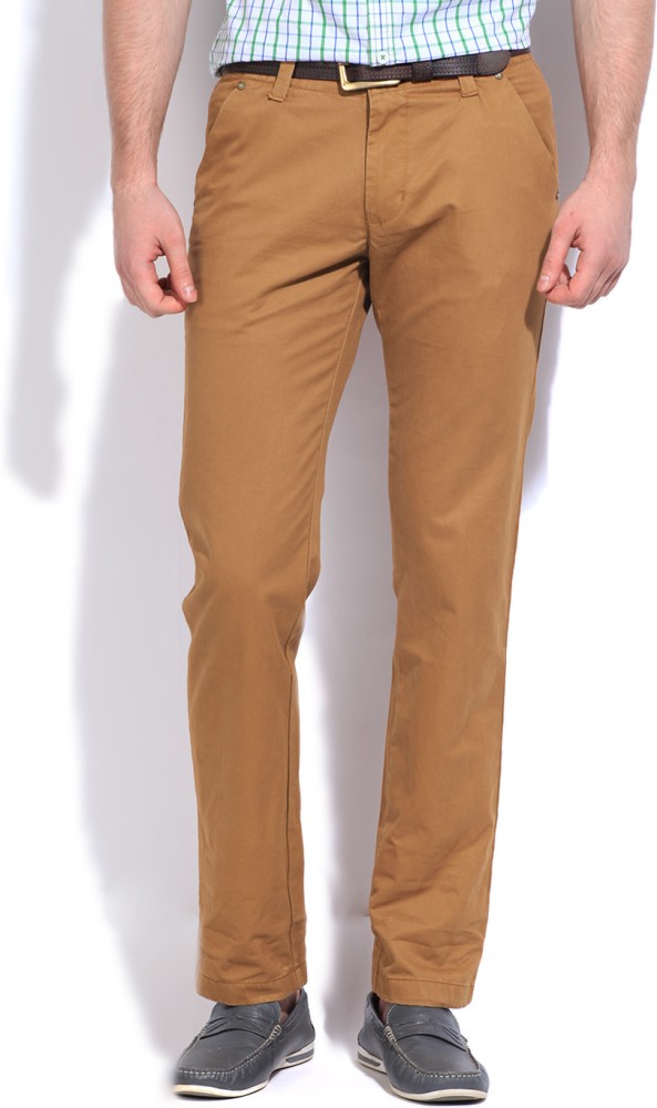 LEE COOPER Slim Fit Men Brown Trousers  Buy TOBACCO LEE COOPER Slim Fit Men  Brown Trousers Online at Best Prices in India  Flipkartcom