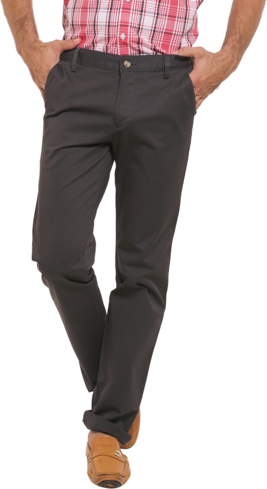 Buy Classic Polo Mens Cotton Solid Slim Fit Black Color Trousers 30 at  Amazonin