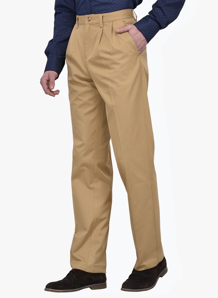 FRANK JEFFERSON Regular Fit Men Brown Trousers  Buy FRANK JEFFERSON  Regular Fit Men Brown Trousers Online at Best Prices in India  Flipkartcom