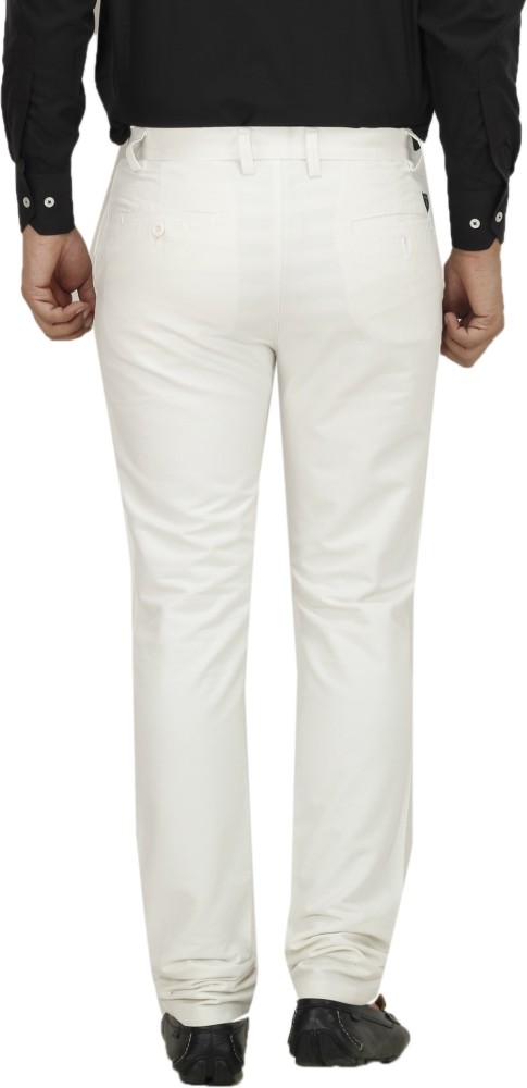 Cotton Solid CHINO PANTS FOR MEN WHITE COLOR at Rs 1449/piece in Bengaluru