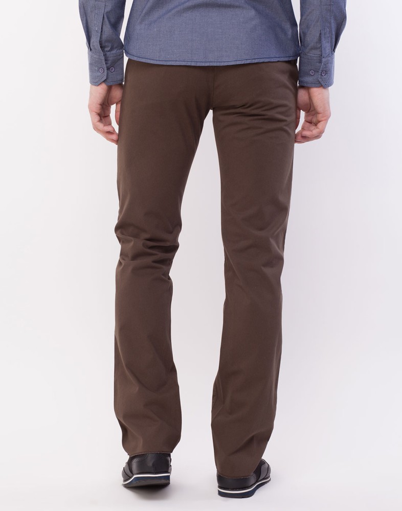 Cotton County Slim Fit Men Brown Trousers  Buy DARK BROWN Cotton County  Slim Fit Men Brown Trousers Online at Best Prices in India  Flipkartcom
