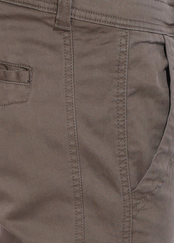 Buy Rig Mens Cotton Straight Trousers  Khaki 38 at Amazonin