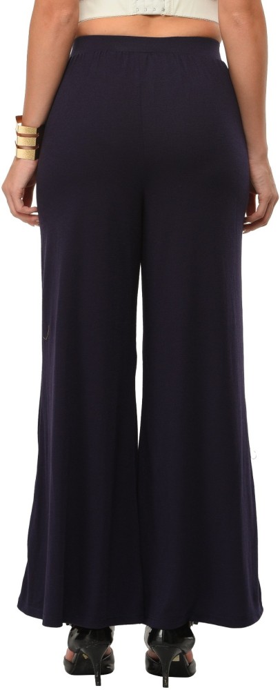 Frenchtrendz Regular Fit Women Dark Blue Trousers - Buy Navy Frenchtrendz  Regular Fit Women Dark Blue Trousers Online at Best Prices in India