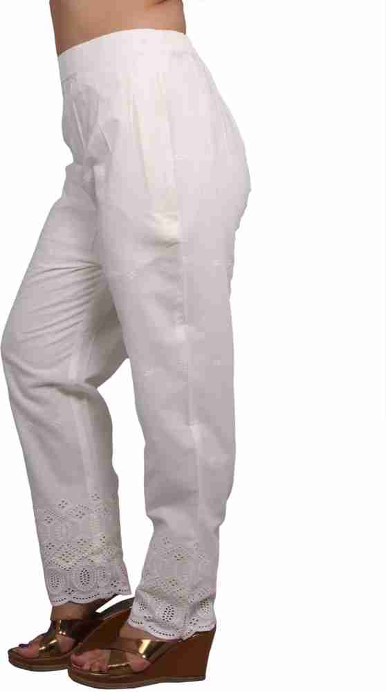 Cream Cotton Ladies Pants at Best Price in Ahmedabad