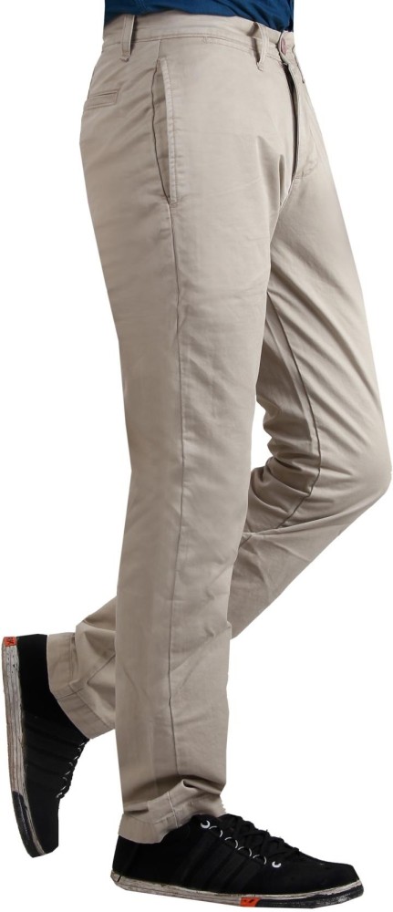 thinc Cotton Twill Regular Fit Men White Trousers  Buy White thinc Cotton  Twill Regular Fit Men White Trousers Online at Best Prices in India   Flipkartcom