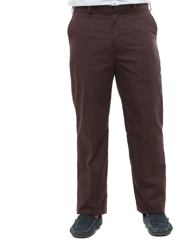 OLD KHAKI Regular Fit Men Brown Trousers - Buy Brown OLD KHAKI Regular Fit  Men Brown Trousers Online at Best Prices in India | Flipkart.com