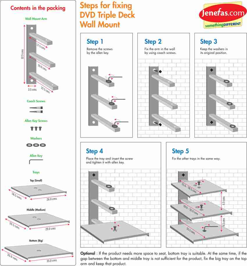 Jenefas wall deals mount