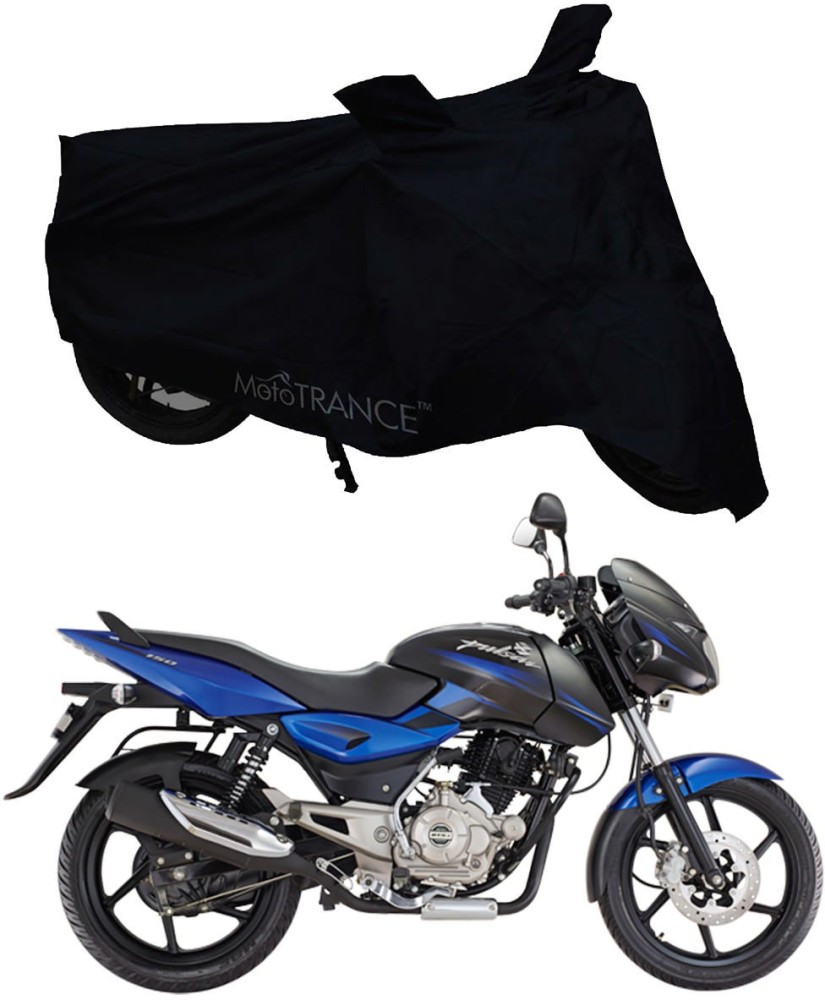 mototrance Two Wheeler Cover for Bajaj Pulsar 150 Black