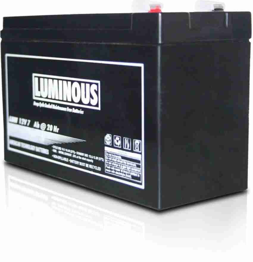 12 Volt 7 Amp Hour Sealed Lead Acid Battery (12v7ah, 12v 7ah, 12 V 7 Ah)  [PC]