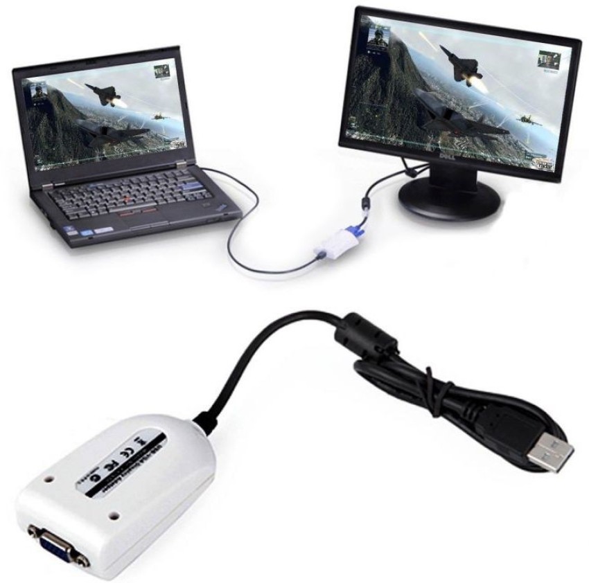 USB 2.0 to VGA Adapter –