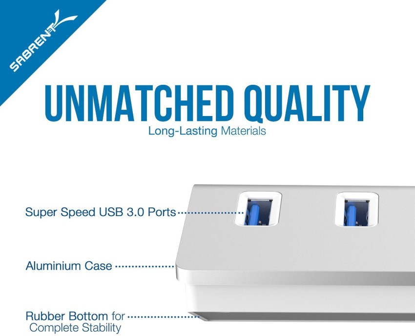 4 Port Mini USB 3.0 Hub - Sabrent