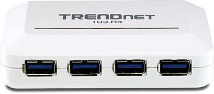 TRENDnet TU3-H4 4 Port USB Hub Price in India - Buy TRENDnet TU3