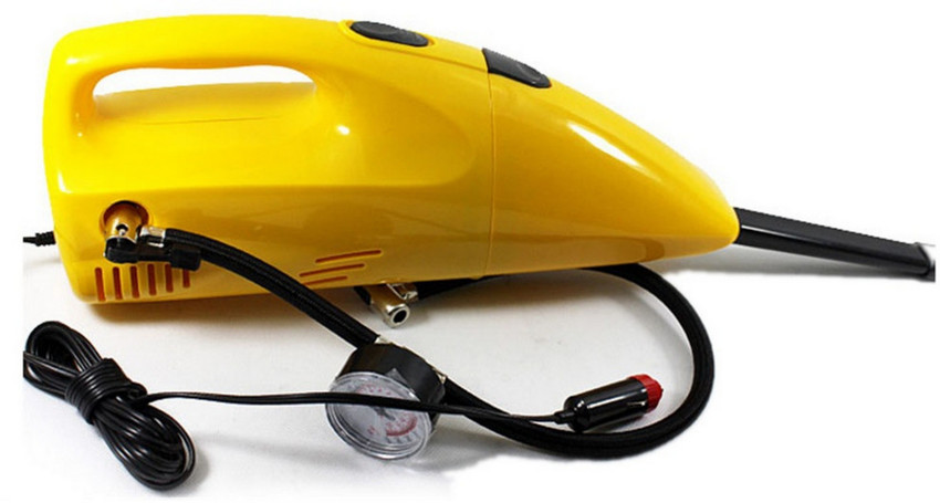 Vacuum cleaner shop with tire inflator
