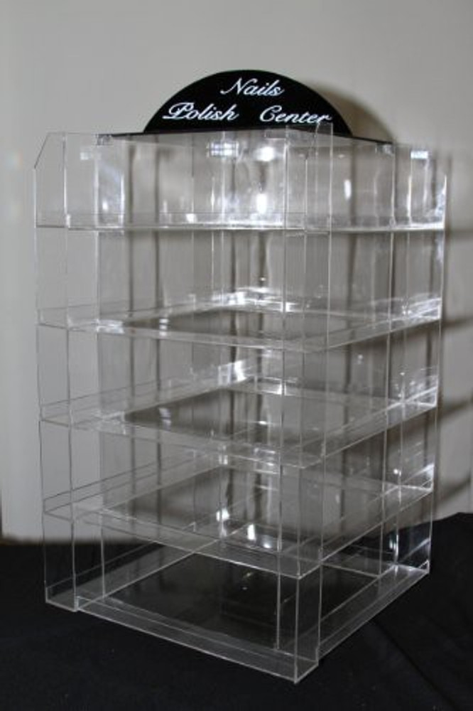 Acrylic Nail Polish Display - Wall Mounted Shop Display (DS66/C)
