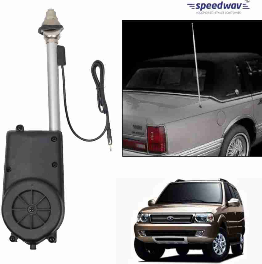 Manual retractable store car antenna