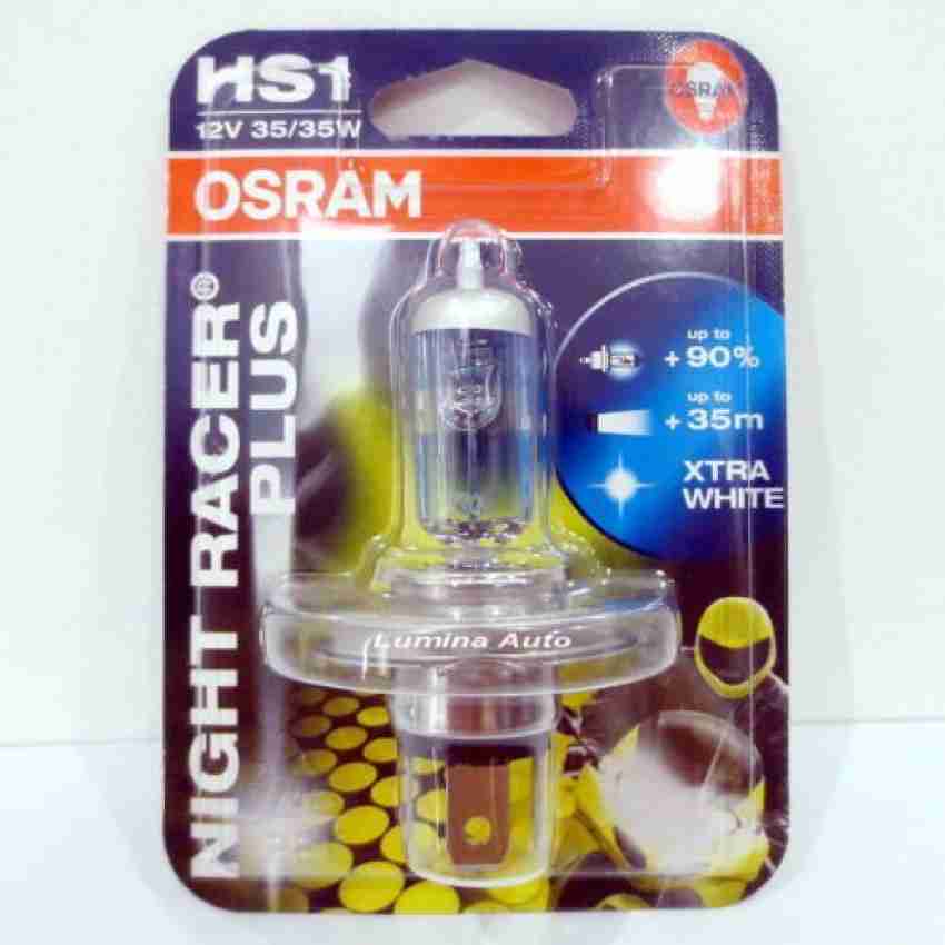 OSRAM HS1 64185NRP NIGHT RACER PLUS Headlight Motorbike Halogen for Yamaha,  Honda, Hero, TVS, Bajaj, Suzuki, Mahindra (12 V, 35 W) Price in India - Buy  OSRAM HS1 64185NRP NIGHT RACER PLUS