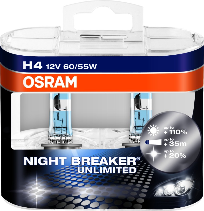 Osram H4 Silver Star 64193SVS Xenon Headlight Bulb (12V, 60/50W) - for Car  : : Car & Motorbike