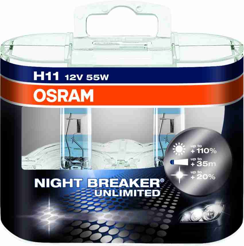 Buy Osram H11 64211FBR Fog Breaker HCB Headlight Bulb (12V, 55W) Online At  Best Price On Moglix