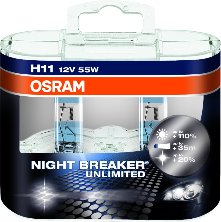 Osram Headlight Halogen Universal For Car H11 P64211NL Night Breaker Laser  NBL NEXT GEN Duo Box (12V, 55W) Price in India - Buy Osram Headlight  Halogen Universal For Car H11 P64211NL Night