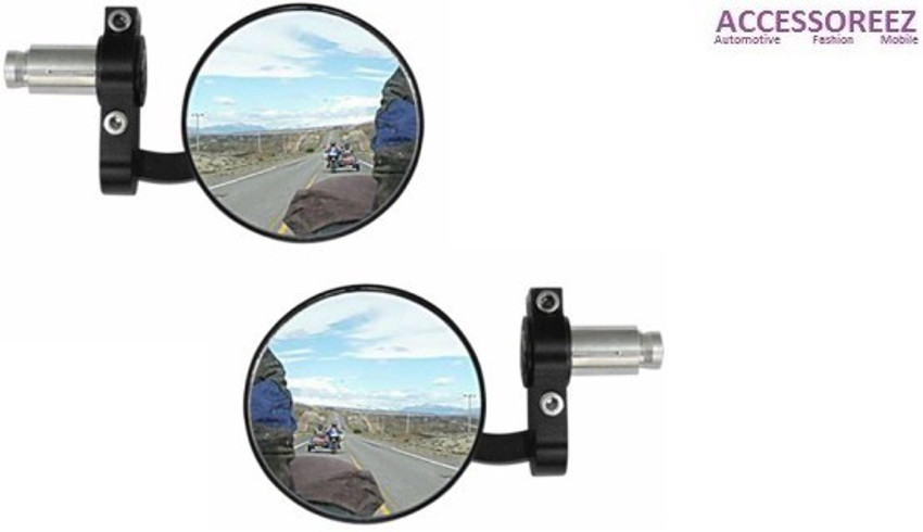 Classic chrome rear view mirror deals