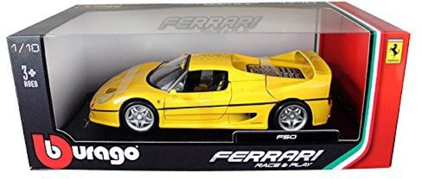 Burago Ferrari F50 Red 1/18 Diecast Model - The Model Shop