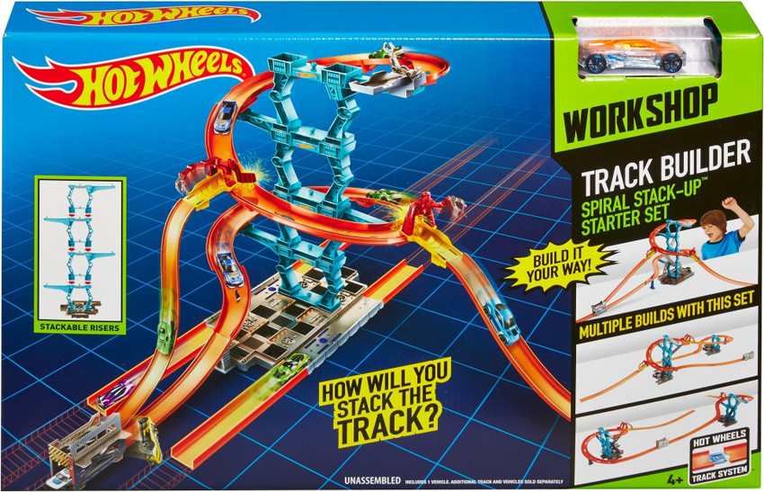Hot wheels track builder game outlet