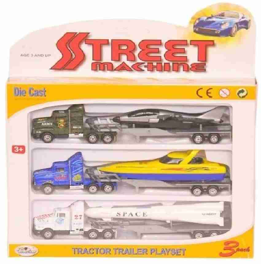 Hot wheels pickup outlet truck and trailer