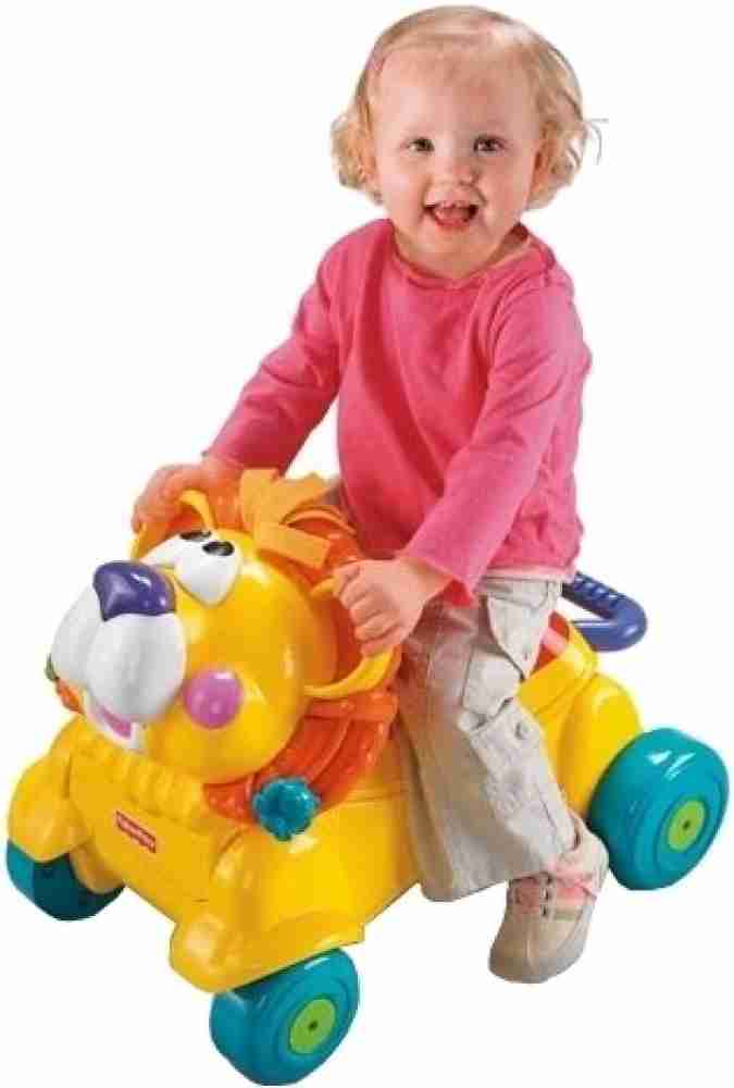 Fisher price lion hot sale ride on toy