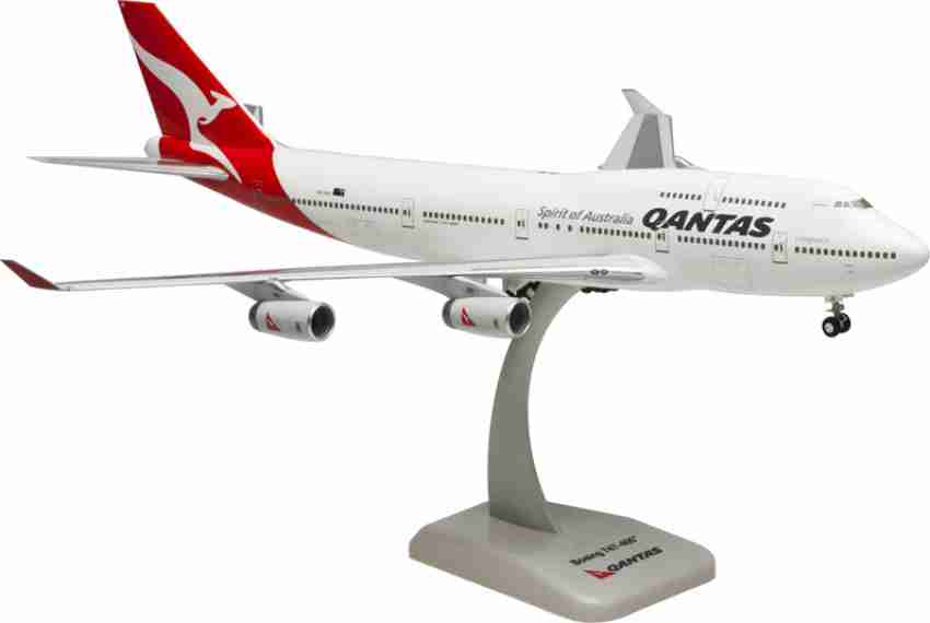 Hogan Wings Boeing 747-400 Qantas, Scale 1:200 With Stand With 