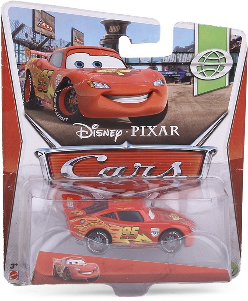 Disney Pixar Cars Lightning McQueen with Racing Wheels Diecast Vehicle