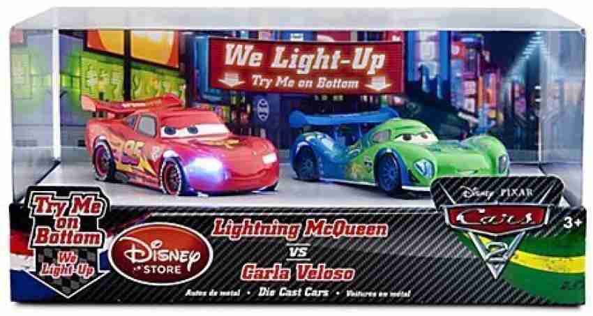 DISNEY Pixar Cars 2 Exclusive 148 Light Up Die Cast 2Pack