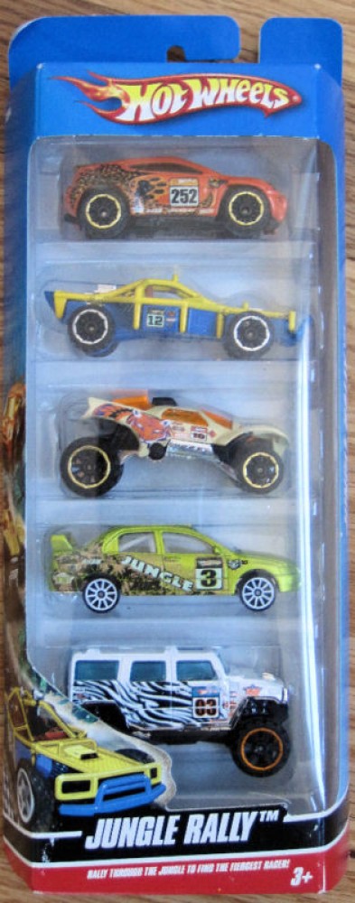 HOT WHEELS Jungle Rally Set of Five Jungle Rally Set of Five shop for HOT WHEELS products in India. Toys for 3 7 Years Kids. Flipkart