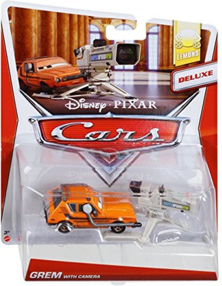 MATTEL Disney Pixar Cars Oversize Deluxe Grem With Camera Die Cast 