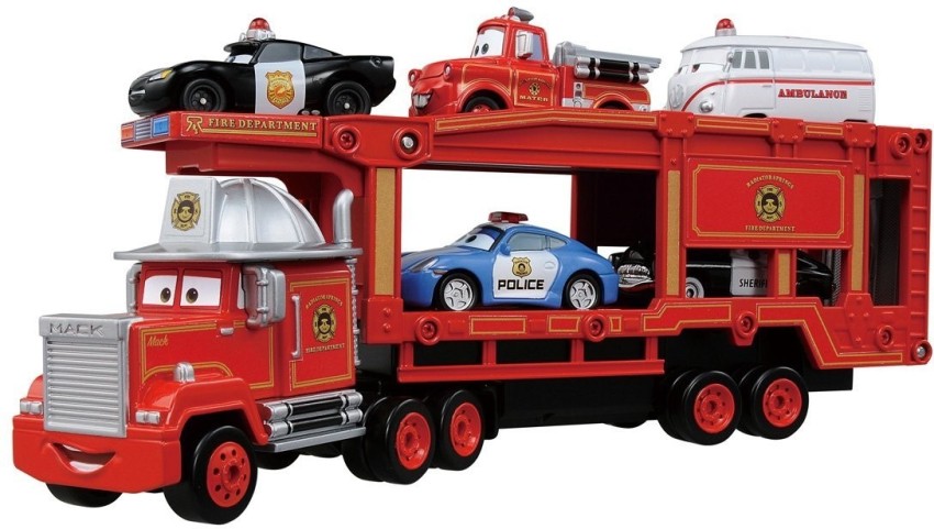 Disney cars sales tomica truck hauler