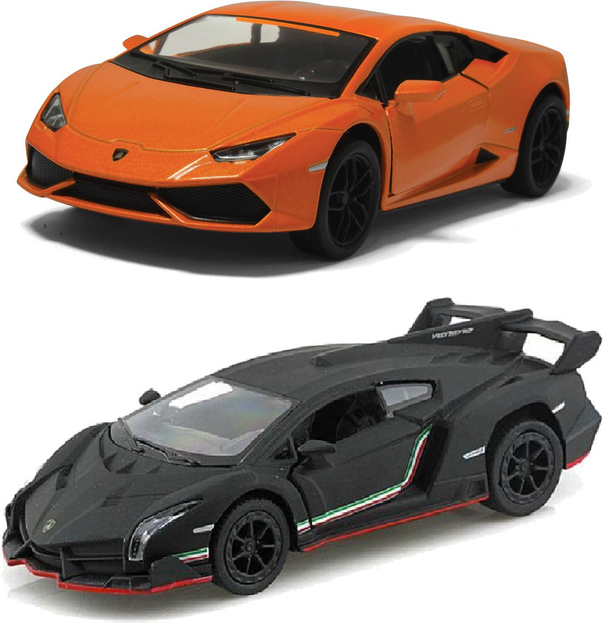 Play King Kinsmart Lamborghini Huracan and Lamborghini Veneno