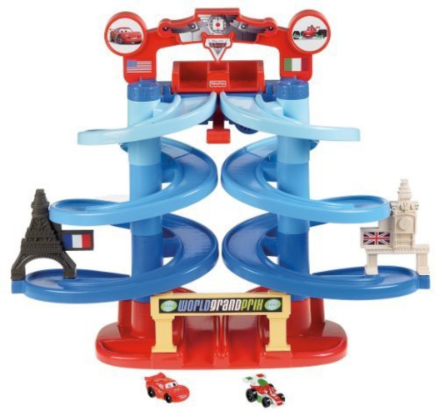 FISHER PRICE Disney Pixar Cars 2 Spiral Speedway Grand Prix