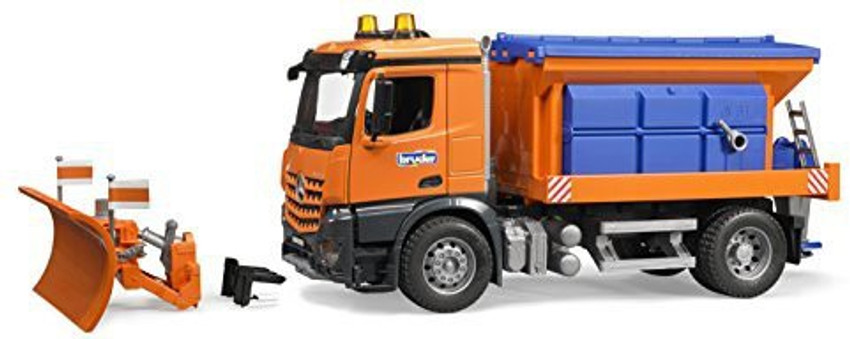 Bruder dump discount truck with plow