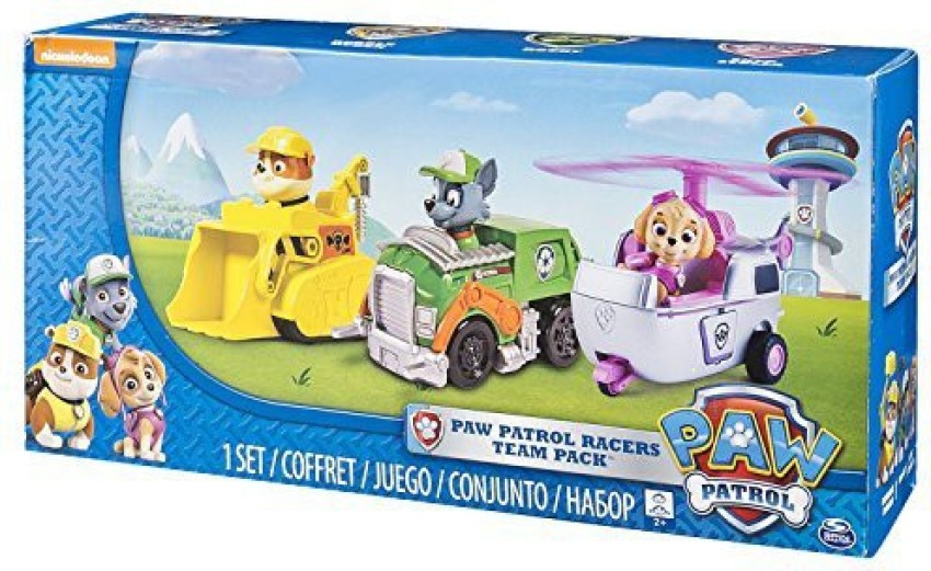 Paw patrol best sale racers team pack