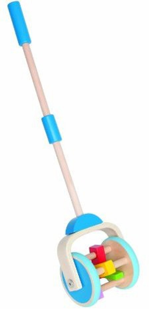 Hape E0345 Push Pull Lawn Mower Toy E0345 Push Pull Lawn