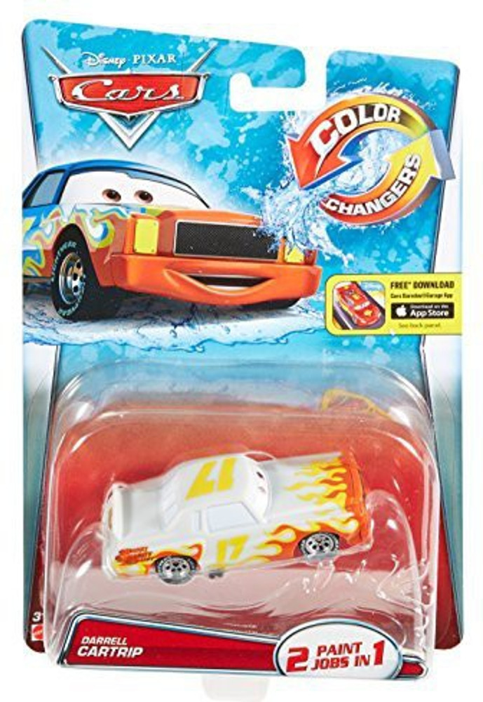 DISNEY Pixar Cars Color Changers Darrell Cartrip Vehicle Pixar