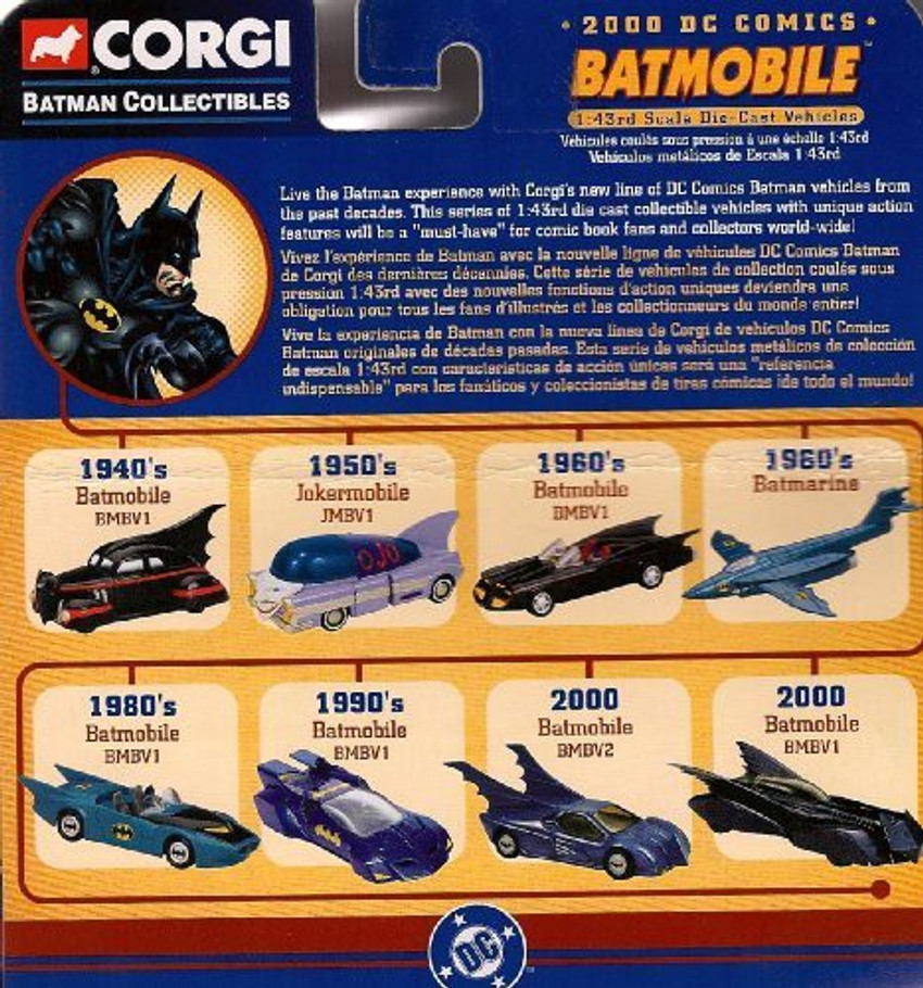 Corgi batman shop car