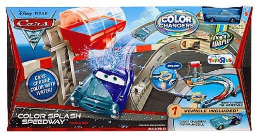 DISNEY Pixar Cars 2 Movie Exclusive Color Changers Track Set