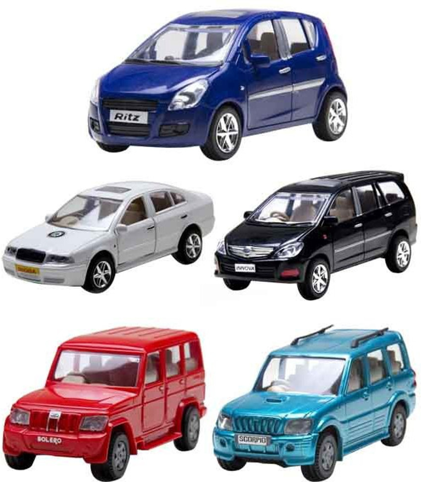 A R ENTERPRISES Baby Toy Centy Ritz Bolero Scorpio Innova Skoda Octavia Combo of 5 cars Baby Toy Centy Ritz Bolero Scorpio Innova Skoda Octavia Combo of