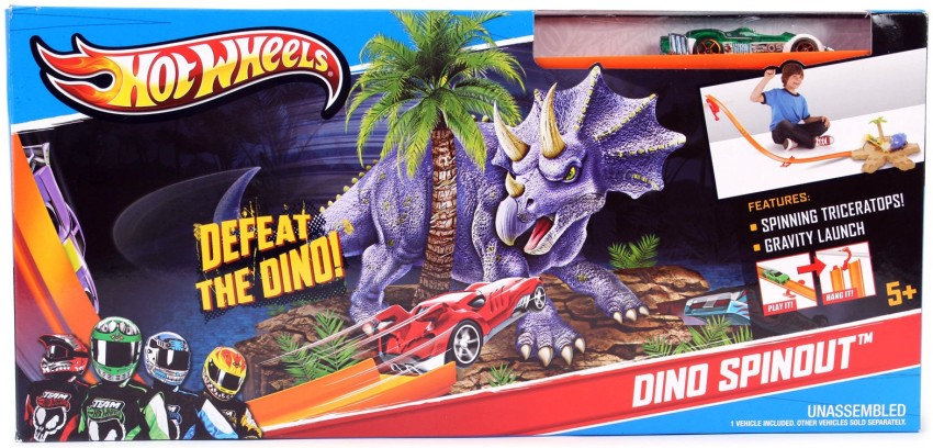 Hot wheels hot sale dino spinout