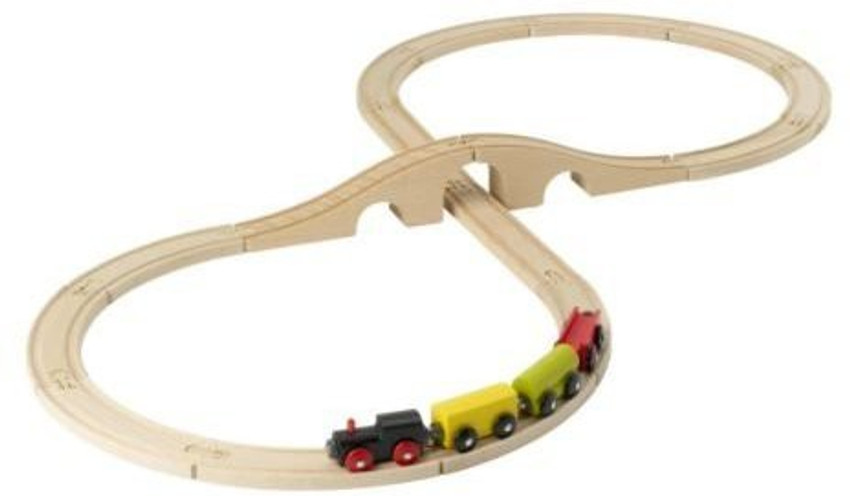 IKEA 300.643.59 LILLABO Basic Train Set Multicolor 300.643.59