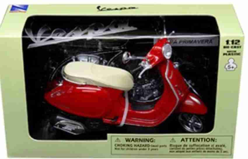 New Ray VESPA PRIMAVERA SCOOTER RED 1 12 Scale Die Cast VESPA