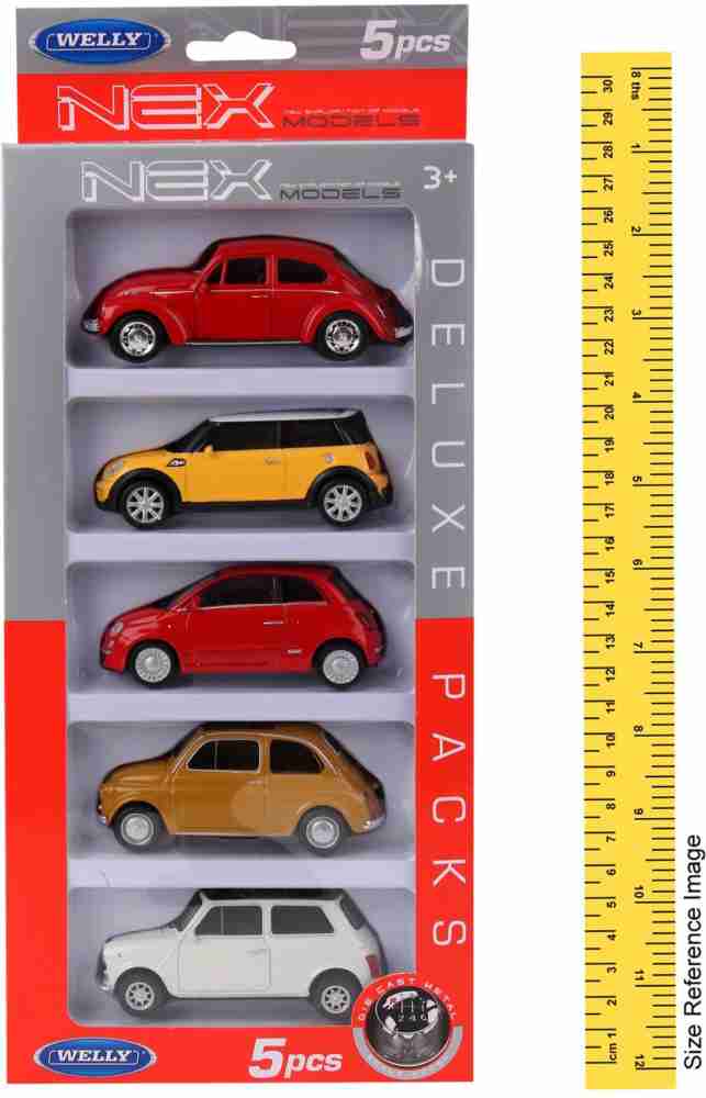 Welly NEX Die Cast Toy Car Models Pack Of 5 Multi Colour NEX