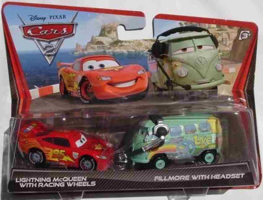 Disney Pixar Cars Lightning McQueen with Racing Wheels Diecast Vehicle