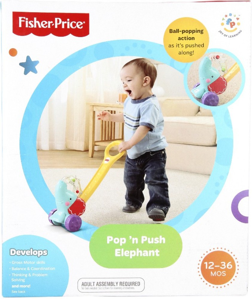 Fisher price pop store and push elephant